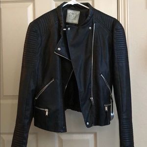 Moto Faux leather Jacket
